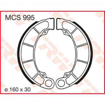 Machoires de frein TRW TRW Standard MCS995 Machoires de frein TRW TRW Standard MCS995