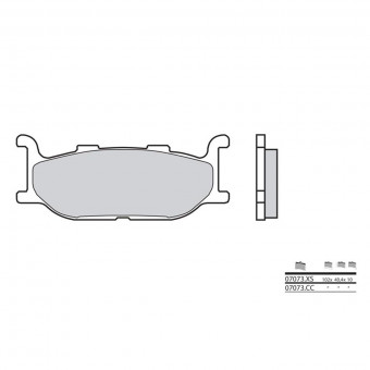 Plaquettes de frein moto Brembo Brembo 07073XS carbone céramique organique Plaquettes de frein moto Brembo Brembo 07073XS carbone céramique organique