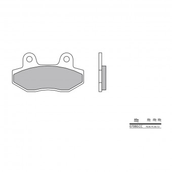 Plaquettes de frein moto Brembo Brembo 07088CC carbone céramique Plaquettes de frein moto Brembo Brembo 07088CC carbone céramique
