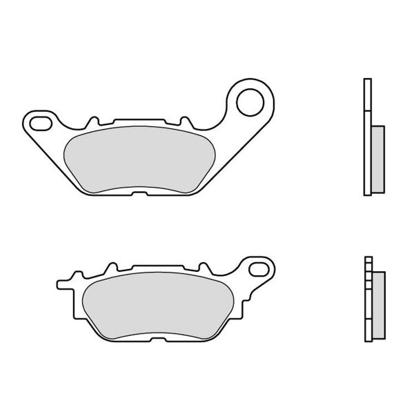 Plaquettes de frein moto Brembo Brembo 07114CC carbone cramique