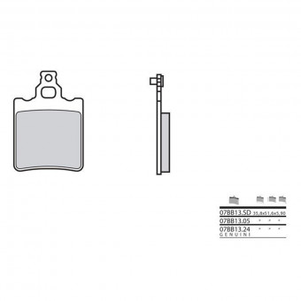 Plaquettes de frein moto Brembo Brembo 07BB1305 organique Plaquettes de frein moto Brembo Brembo 07BB1305 organique