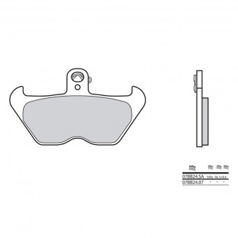 Plaquettes de frein moto Brembo Brembo 07BB24LA mtal fritt