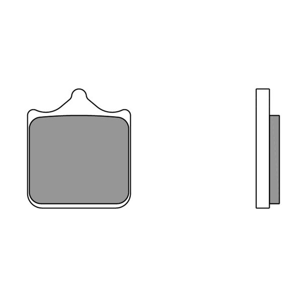Plaquettes de frein moto Brembo Brembo 07BB33SA métal fritté Plaquettes de frein moto Brembo Brembo 07BB33SA métal fritté