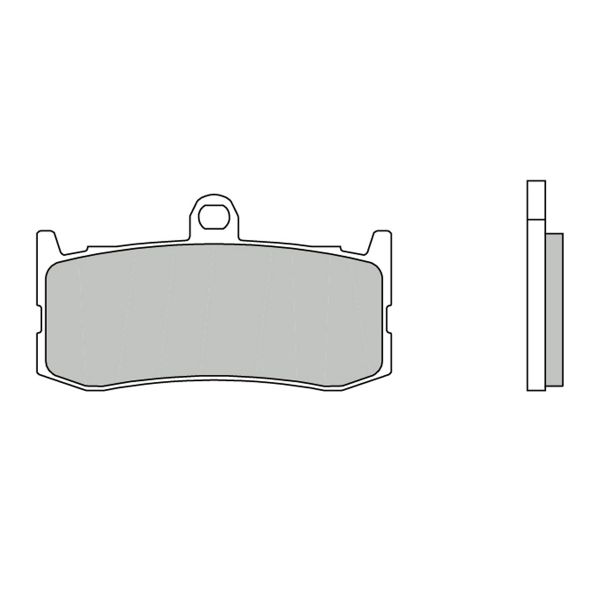 Plaquettes de frein moto Brembo Brembo 07GR06SA mtal fritt