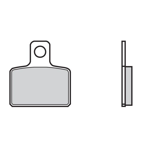 Plaquettes de frein moto Brembo Brembo 07GR4804 organique