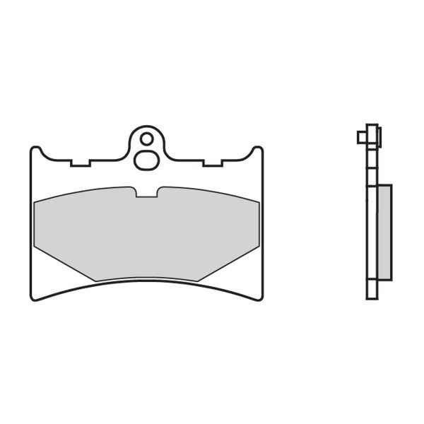 Plaquettes de frein moto Brembo Brembo 07GR56SC m�tal fritt�