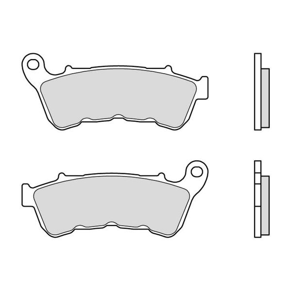 Plaquettes de frein moto Brembo Brembo 07HD22SA mtal fritt