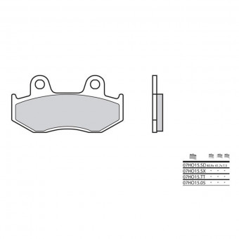 Plaquettes de frein moto Brembo Brembo 07HO15SD métal fritté Plaquettes de frein moto Brembo Brembo 07HO15SD métal fritté
