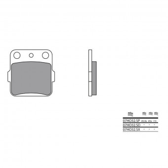 Plaquettes de frein moto Brembo Brembo 07HO32SP métal fritté Plaquettes de frein moto Brembo Brembo 07HO32SP métal fritté