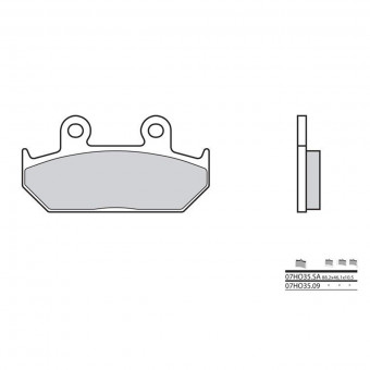 Plaquettes de frein moto Brembo Brembo 07HO3509 organique Plaquettes de frein moto Brembo Brembo 07HO3509 organique