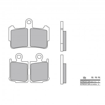 Plaquettes de frein moto Brembo Brembo 07HO37SA métal fritté Plaquettes de frein moto Brembo Brembo 07HO37SA métal fritté