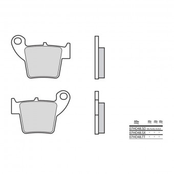 Plaquettes de frein moto Brembo Brembo 07HO48SD métal fritté Plaquettes de frein moto Brembo Brembo 07HO48SD métal fritté