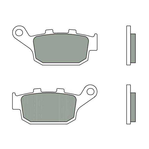 Plaquettes de frein moto Brembo Brembo 07HO53SP mtal fritt