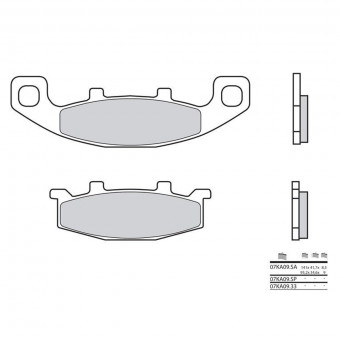 Plaquettes de frein moto Brembo Brembo 07KA09SA métal fritté Plaquettes de frein moto Brembo Brembo 07KA09SA métal fritté