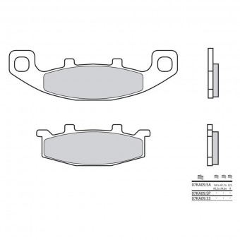 Plaquettes de frein moto Brembo Brembo 07KA09SP mtal fritt