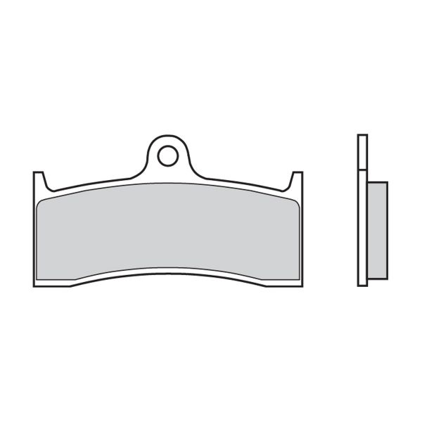 Plaquettes de frein moto Brembo Brembo 07KA20SA mtal fritt