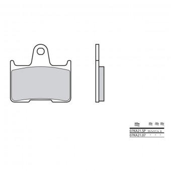 Plaquettes de frein moto Brembo Brembo 07KA2107 composé origine Plaquettes de frein moto Brembo Brembo 07KA2107 composé origine