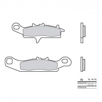 Plaquettes de frein moto Brembo Brembo 07KA24SD mtal fritt