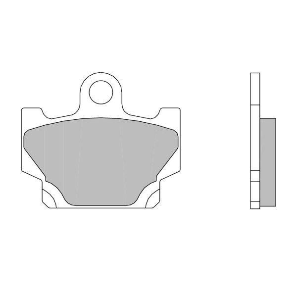 Plaquettes de frein moto Brembo Brembo 07YA1011 organique