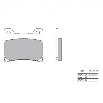 Plaquettes de frein moto Brembo Brembo 07YA1107 organique Plaquettes de frein moto Brembo Brembo 07YA1107 organique