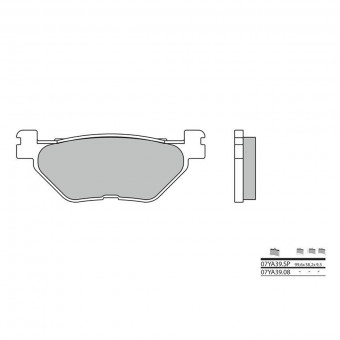 Plaquettes de frein moto Brembo Brembo 07YA39SP métal fritté Plaquettes de frein moto Brembo Brembo 07YA39SP métal fritté