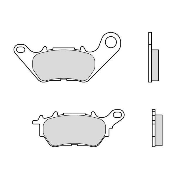 Plaquettes de frein moto Brembo Brembo 07YA53CC carbone cramique