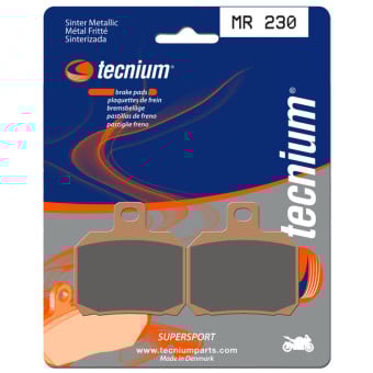Plaquettes de frein moto Tecnium Plaquettes de frein arrière performance métal fritté - MR230 Plaquettes de frein moto Tecnium Plaquettes de frein arrière performance métal fritté - MR230