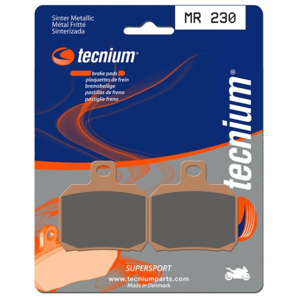 Plaquettes de frein moto Tecnium Plaquettes de frein arrire performance mtal fritt - MR230