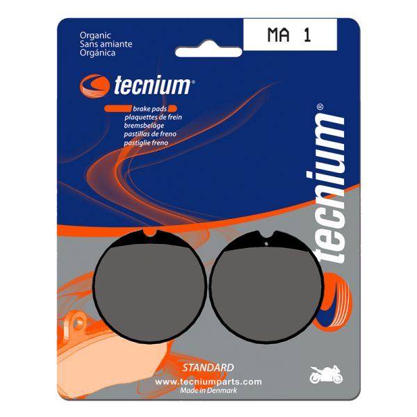 Plaquettes de frein moto Tecnium Tecnium MA1 organique