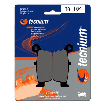 Plaquettes de frein moto Tecnium Tecnium MA104 organique