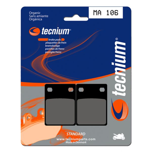 Plaquettes de frein moto Tecnium Tecnium MA106 organique