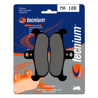 Plaquettes de frein moto Tecnium Tecnium MA108 organique