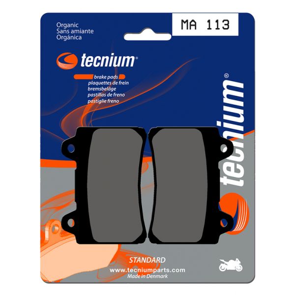 Plaquettes de frein moto Tecnium Tecnium MA113 organique