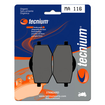 Plaquettes de frein moto Tecnium Tecnium MA116 organique