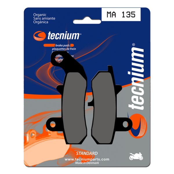 Plaquettes de frein moto Tecnium Tecnium MA135 organique