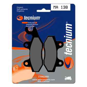 Plaquettes de frein moto Tecnium Tecnium MA138 organique