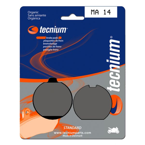 Plaquettes de frein moto Tecnium Tecnium MA14 organique