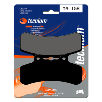 Plaquettes de frein moto Tecnium Tecnium MA158 organique