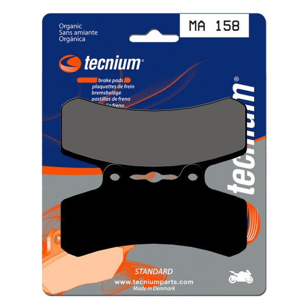 Plaquettes de frein moto Tecnium Tecnium MA158 organique