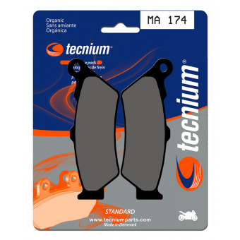 Plaquettes de frein moto Tecnium Tecnium MA174 organique