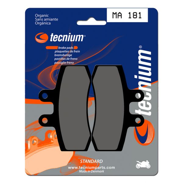 Plaquettes de frein moto Tecnium Tecnium MA181 organique