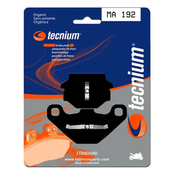 Plaquettes de frein moto Tecnium Tecnium MA192 organique