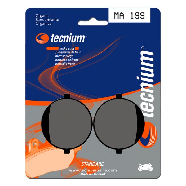 Plaquettes de frein moto Tecnium Tecnium MA199 organique