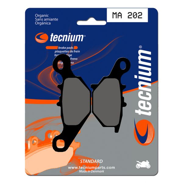 Plaquettes de frein moto Tecnium Tecnium MA202 organique