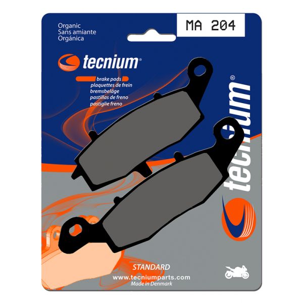 Plaquettes de frein moto Tecnium Tecnium MA204 organique