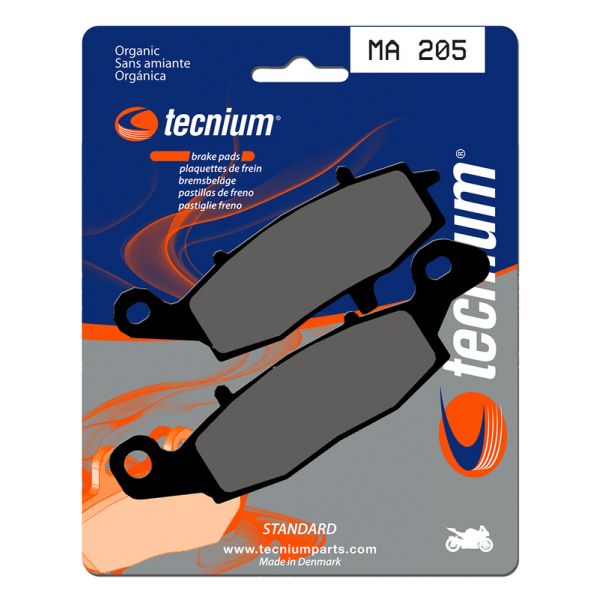Plaquettes de frein moto Tecnium Tecnium MA205 organique