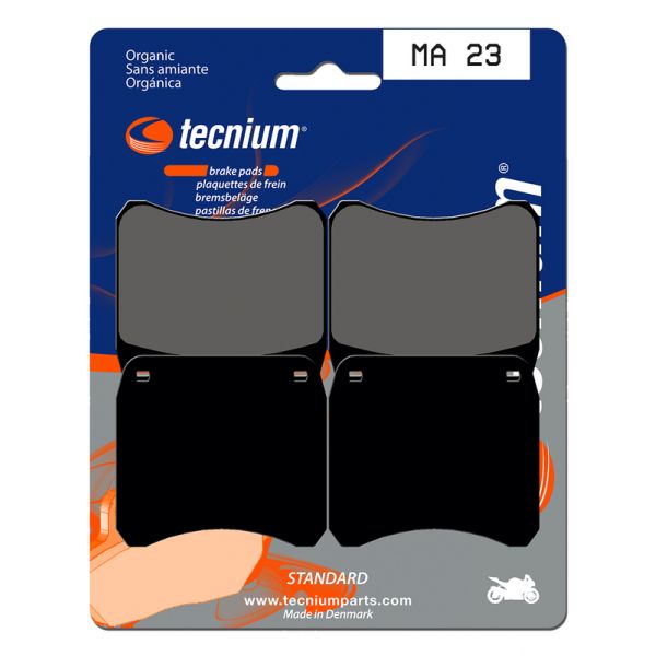 Plaquettes de frein moto Tecnium Tecnium MA23 organique
