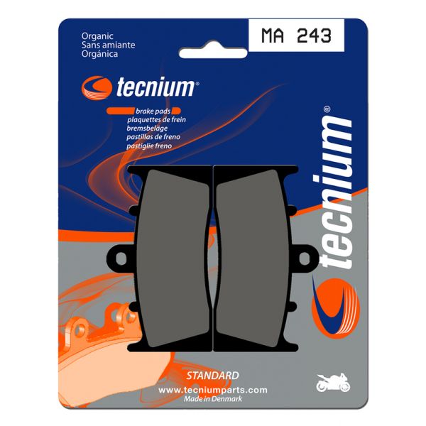 Plaquettes de frein moto Tecnium Tecnium MA243 organique