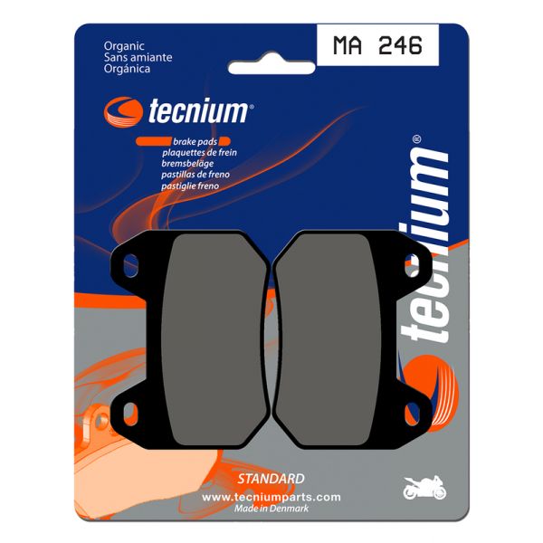 Plaquettes de frein moto Tecnium Tecnium MA246 organique