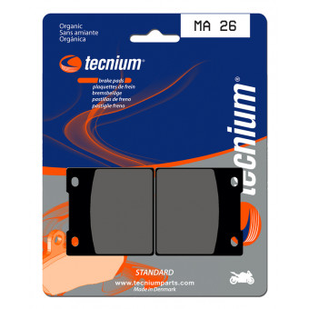 Plaquettes de frein moto Tecnium Tecnium MA26 organique